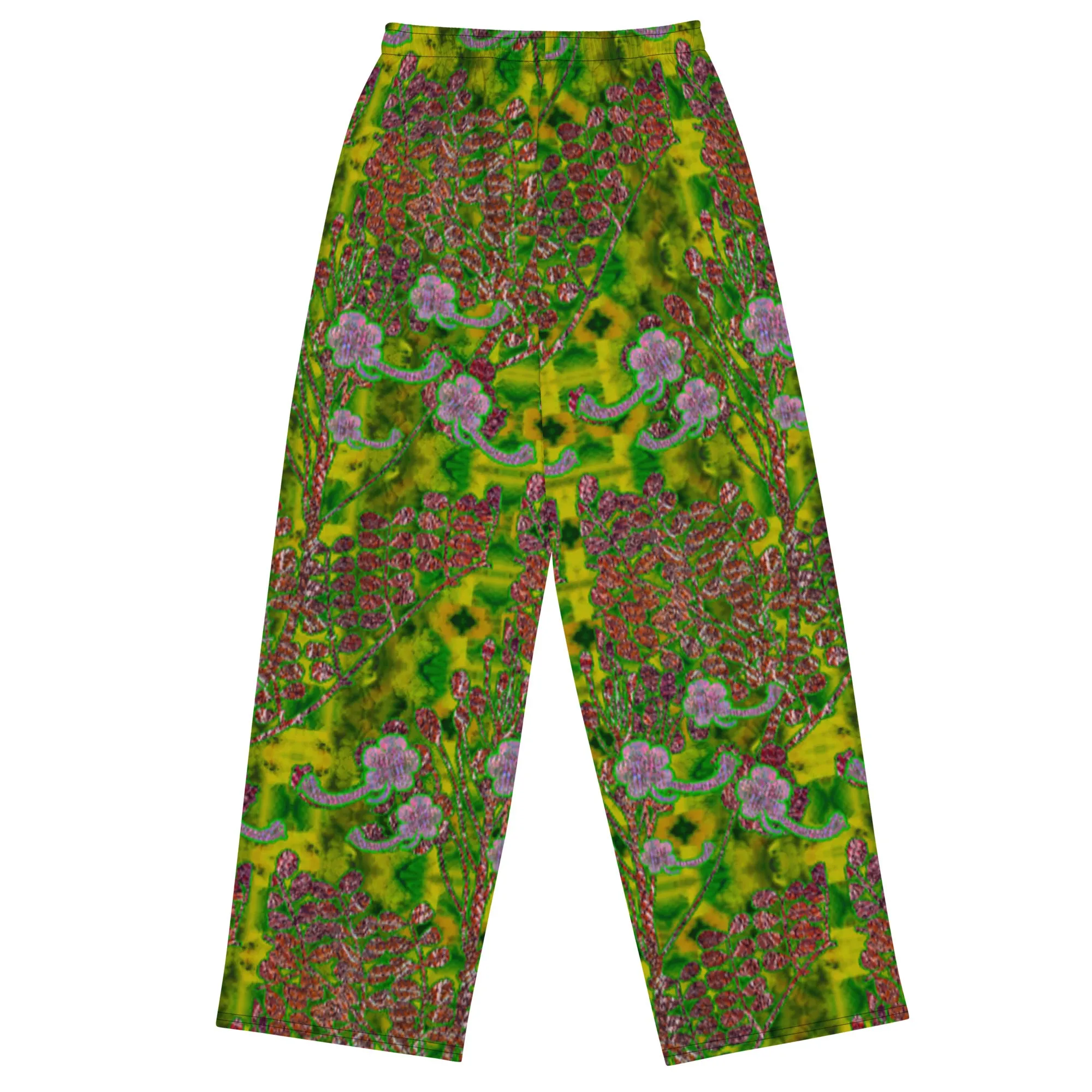 Wide-Leg Pants (Unisex)(WindSong Flower) RJSTH@Fabric#5 RJSTHS2022 RJS