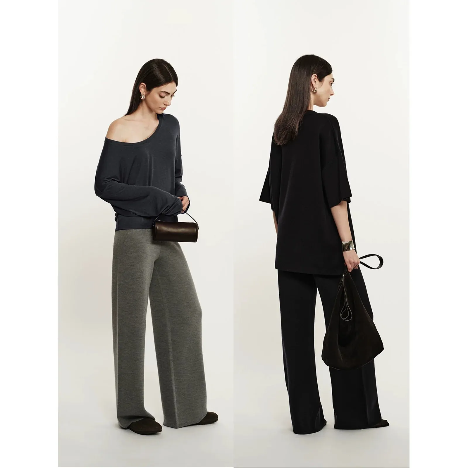 Wide-Leg Trousers