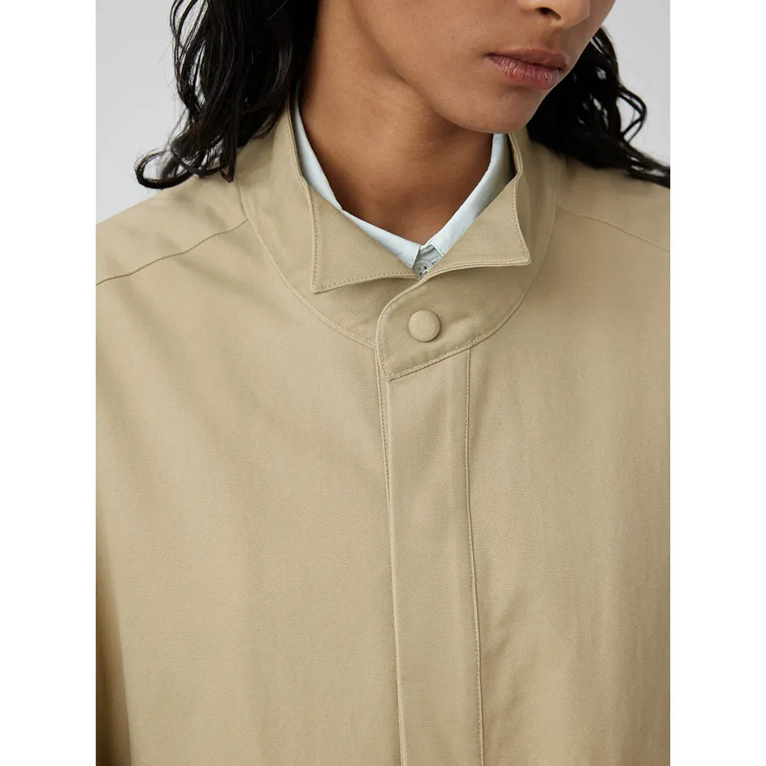 Wing Collar Trench Coat