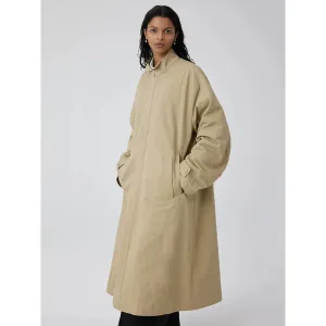 Wing Collar Trench Coat