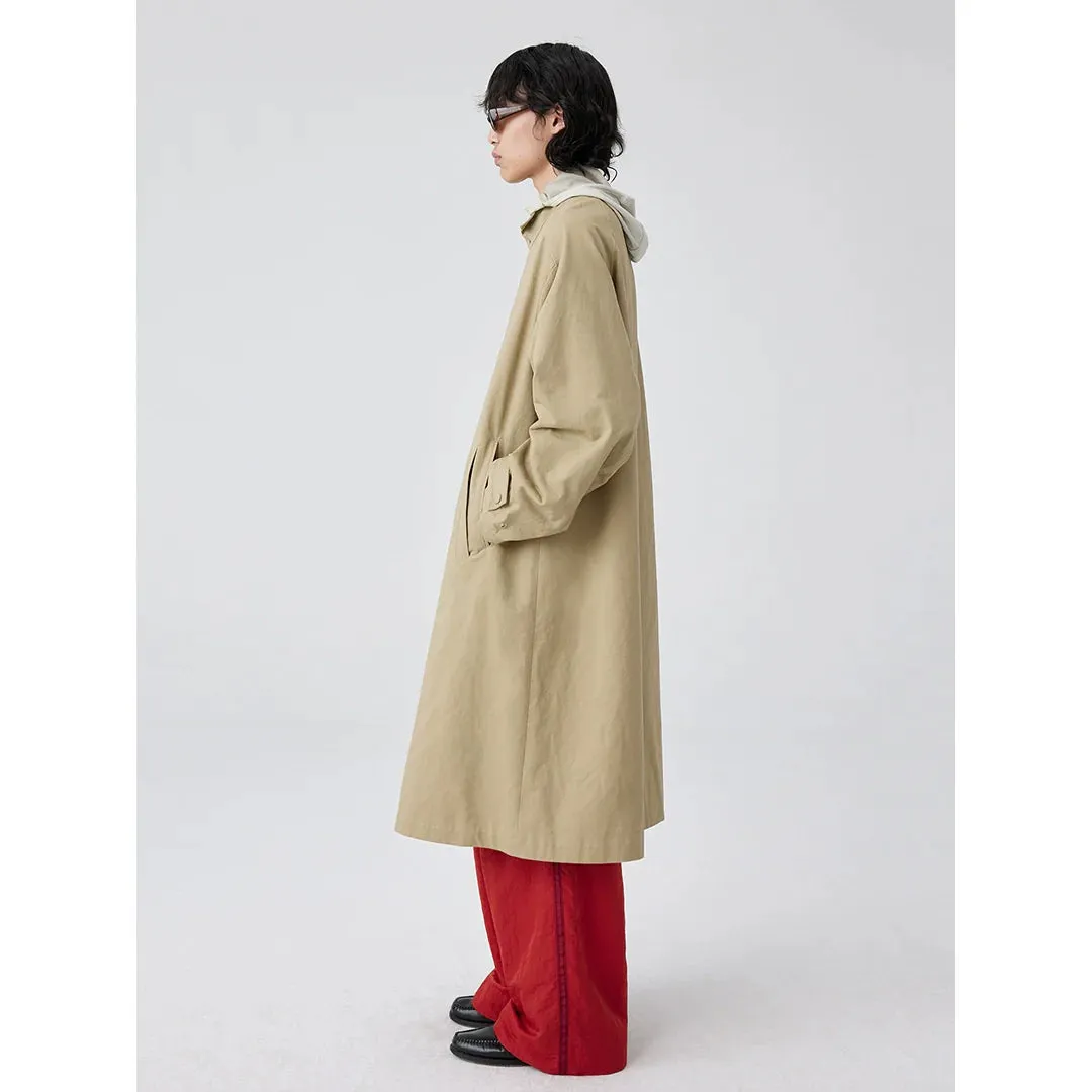 Wing Collar Trench Coat