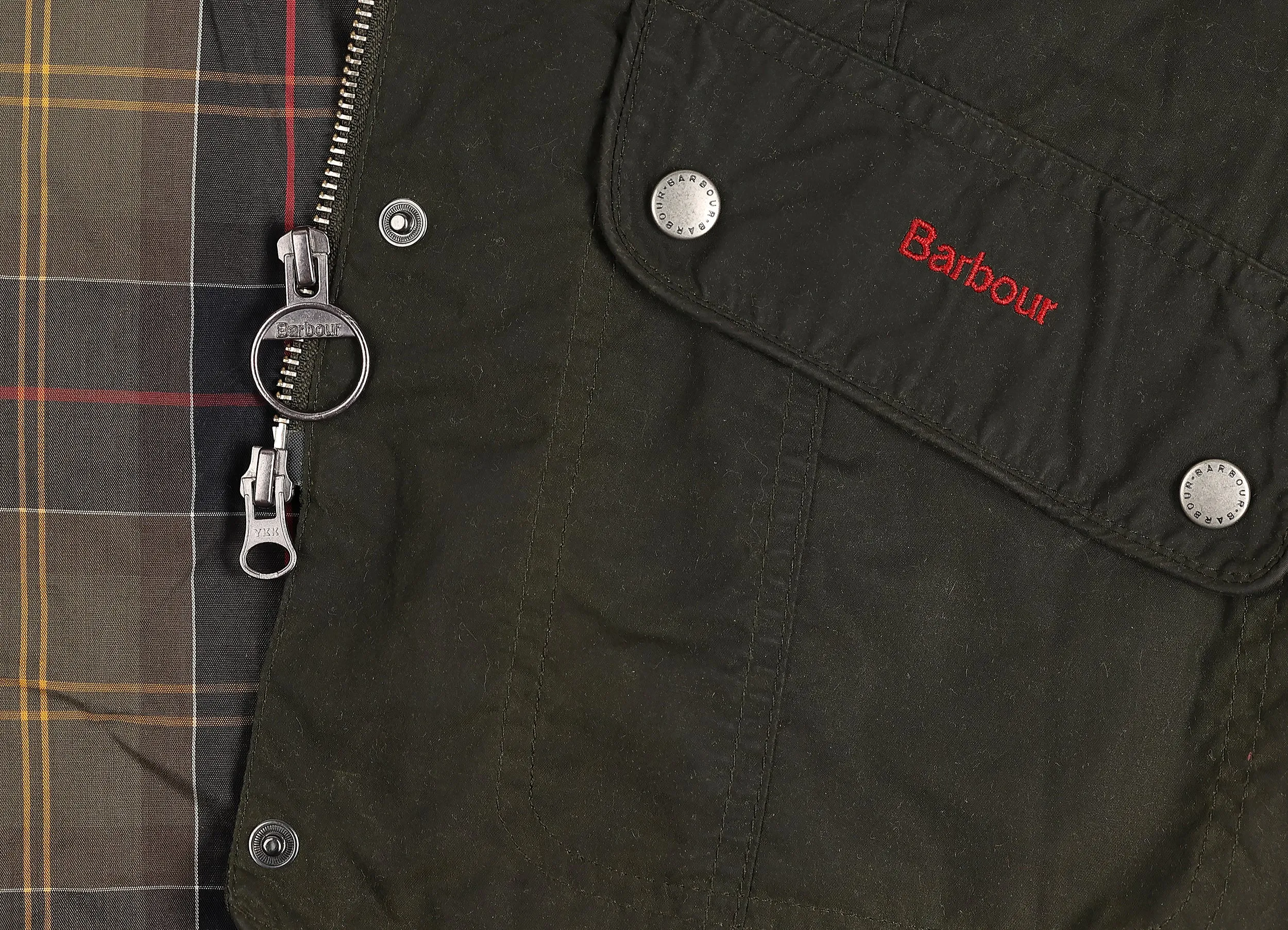 Women's Barbour Ferndown Wax Jacket - Green - Women's L