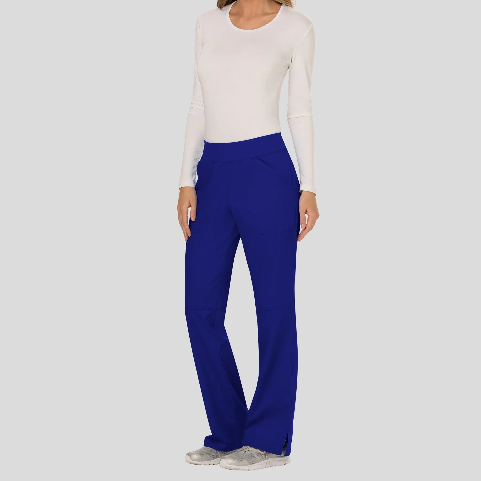 Women's Elastic Waistband Cargo Pull-On Scrub Pant | Galaxy