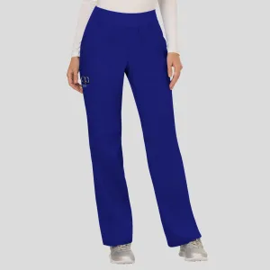 Women's Elastic Waistband Cargo Pull-On Scrub Pant | Galaxy