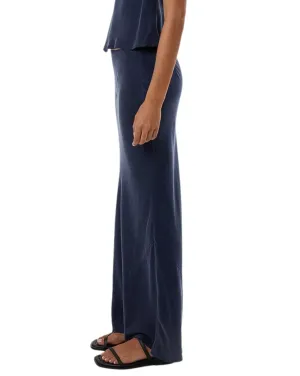 Womens Faye Slip Maxi Skirt - Oxford Blue