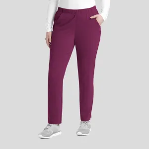 Women's Tapered Leg Pant | Wine