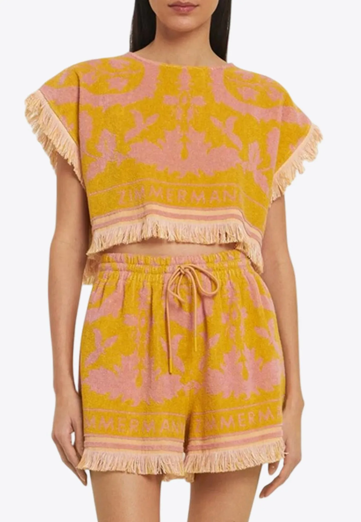Wylie Toweling Cropped Tops