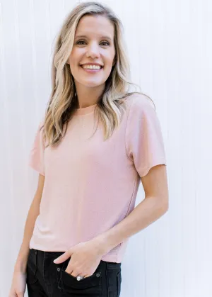X Pink Sparkle Top